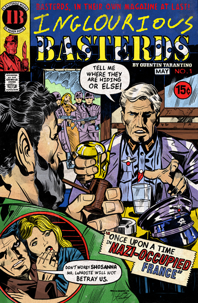 Illustration for article titled In an Alternate Universe, Inglouirous Basterds is Already a Comic